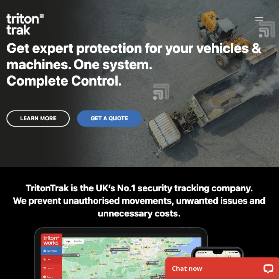 TritonTrak launch their new website design