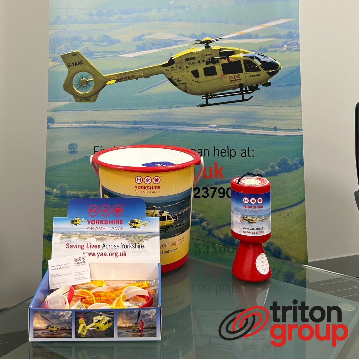 Triton Group are Supporting Yorkshire Air Ambulance